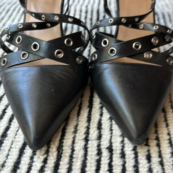Valentino Garavani black genuine leather heels size 36.5 - Picture 4 of 4